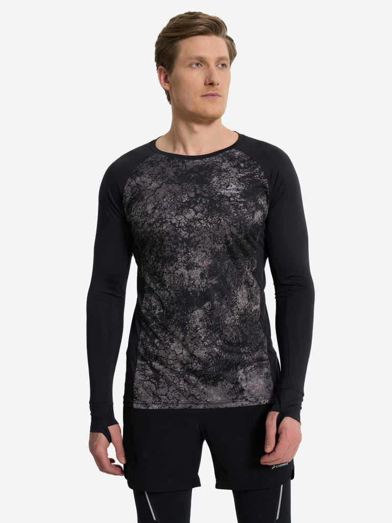 Лонгслив мужской Demix AeroMove Running GFX Mesh — фото №2