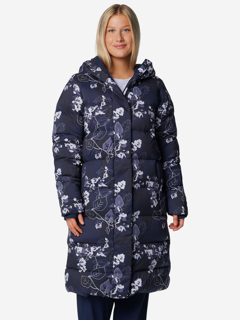 Пуховик женский Columbia Boundless Days Print Long Down Jkt — фото №2