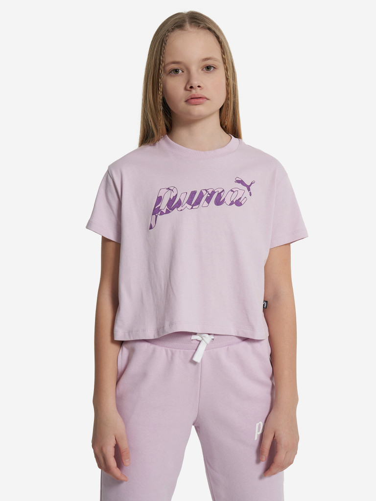 Футболка для девочек PUMA Ess — фото №2