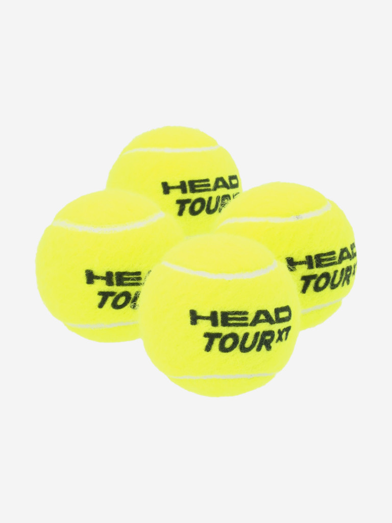 Head Tour XT үлкен тенниске арналған доптар жинағы, 4 д. — фото №3
