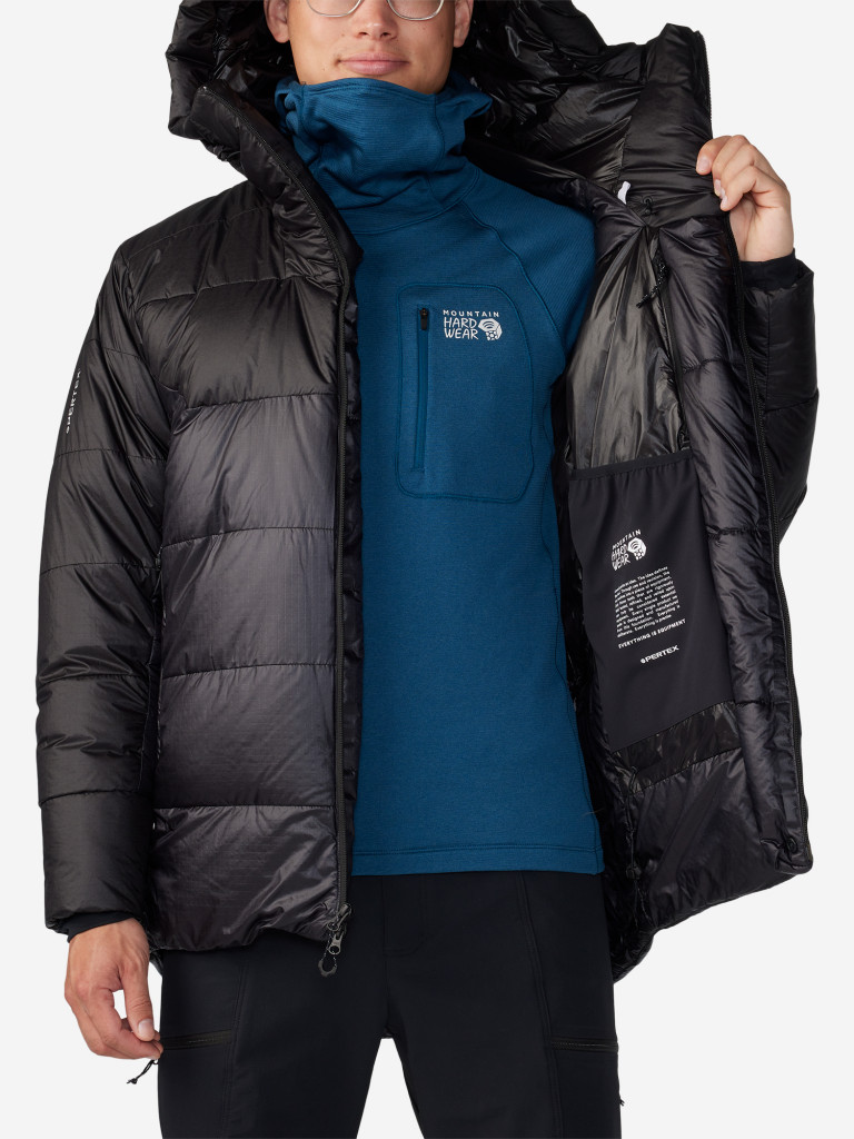 Пуховик мужской Mountain Hardwear Phantom Belay Down Parka черный
