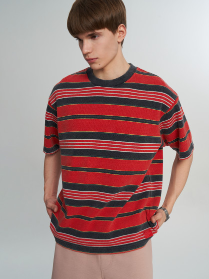 Vans LX Pique Stripe SS ерлер футболкасы