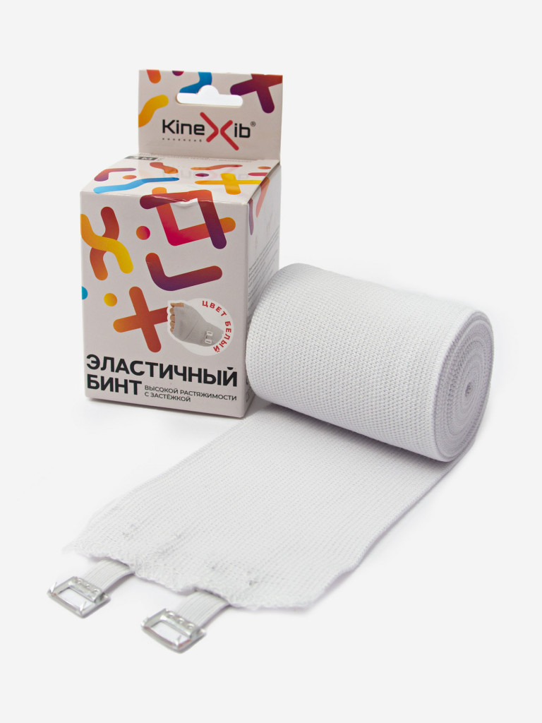 Эластичный бинт Kinexib, белый