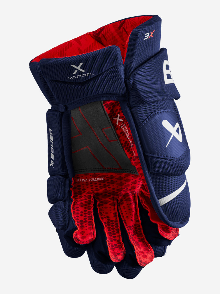 Перчатки хоккейные детские Bauer Vapor 3X INT — фото №2