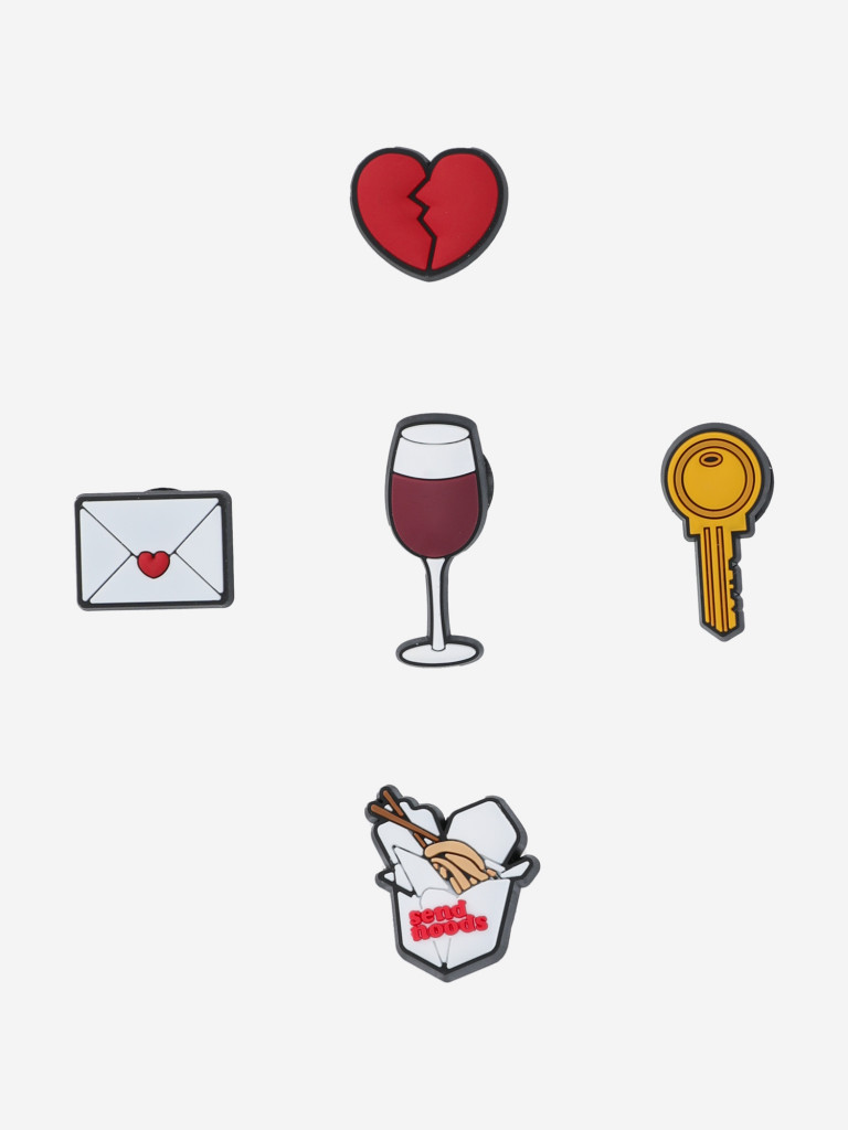 Crocs Night In 5 Pack аяқ киім әшекейі