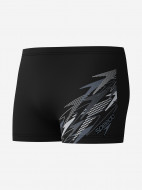 Плавки-шорты мужские Speedo Medley Logo Aquashort Blk/Red — фото №8