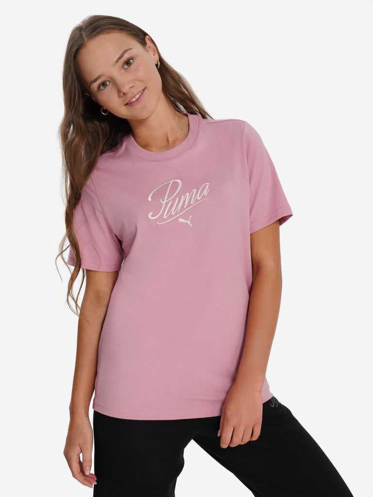 PUMA Ess Script қыздарға арналған футболкасы