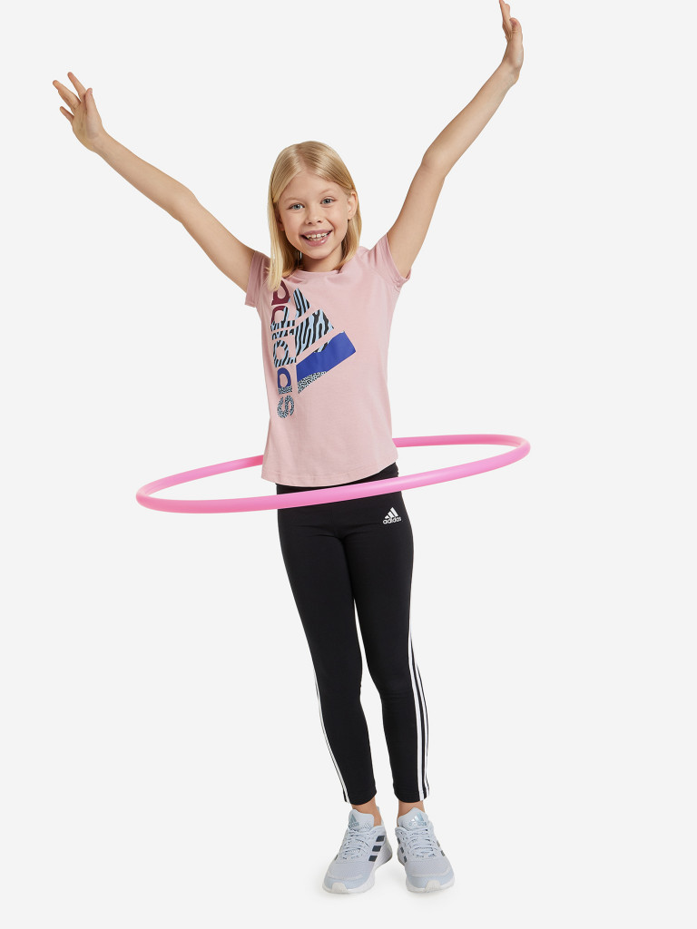 Футболка для девочек adidas Power Graphic — фото №3
