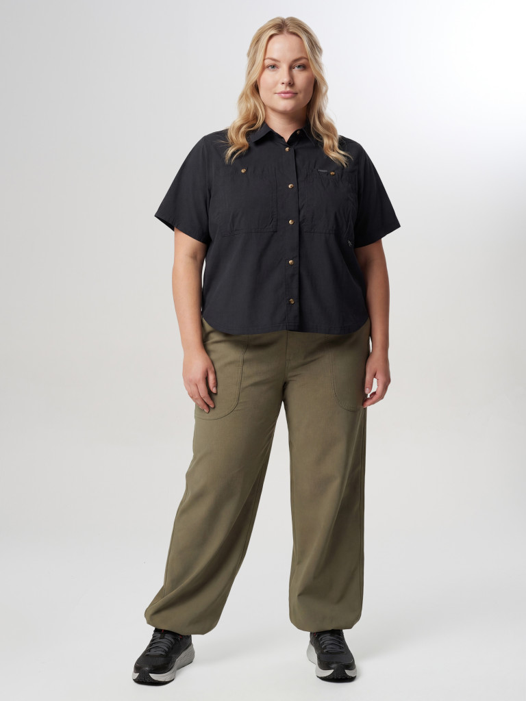 Columbia Brea Falls Woven SS әйелдер қысқа жеңді жейдесі, Plus Size — фото №4