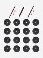 Набор гантели и штанга-переходник Torneo, 50 кг — фото №3