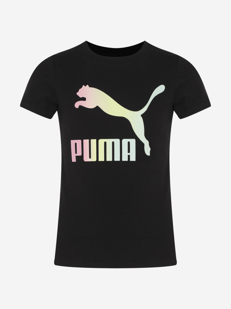 PUMA Classic Shiny Color Logo қыздарға арналған футболкасы — фото №6