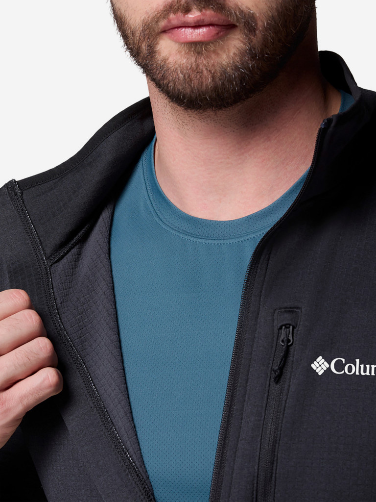 Columbia Essential Hike Grid Fleece Full Zip ерлер қалың жемпірі — фото №12