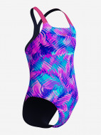 Купальник слитный для девочек Speedo Print Powerback — фото №8