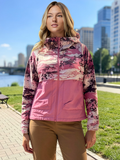 Columbia Spire Valley Printed Windbreaker әйелдер жұқа курткасы