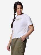 Columbia Rolling Bend Graphic Relaxed Crop Ss әйелдер футболкасы