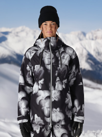 Куртка утепленная женская 686 Black Ghost Floral