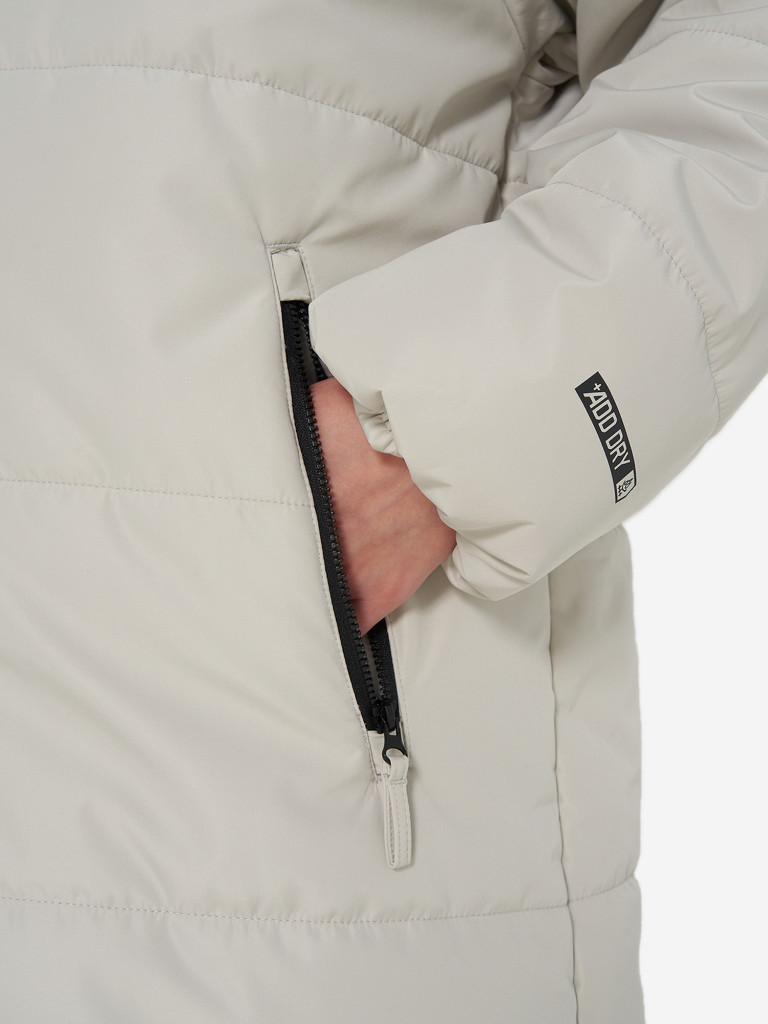 Пальто утепленное для девочек оверсайз Outventure — фото №10