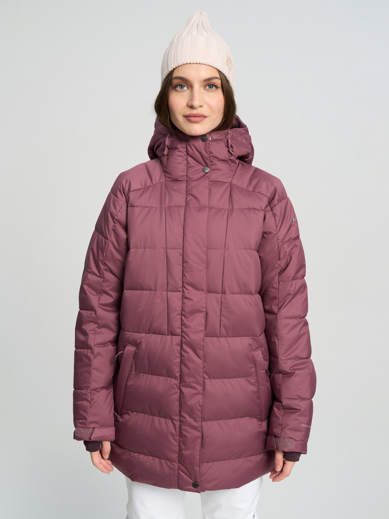 Columbia Snowside Peak Long Insulated Jacket жел өткізбейтін таушаңғы әйелдер курткасы — фото №2