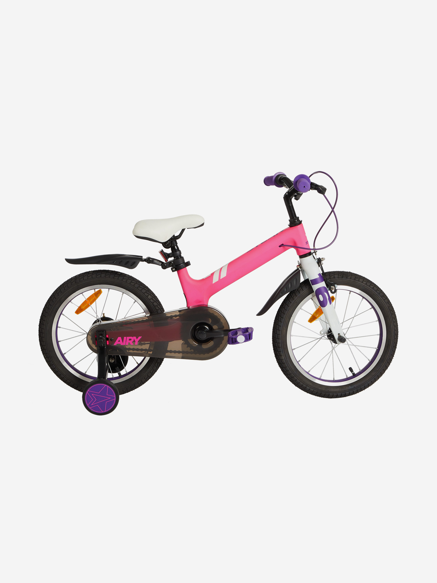 Велосипед для девочек Stern Airy Girl 16" 2024 розовый/фиолетовый цвет ...