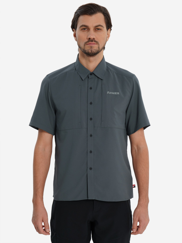 Рубашка с коротким рукавом мужская Zanier — фото №2