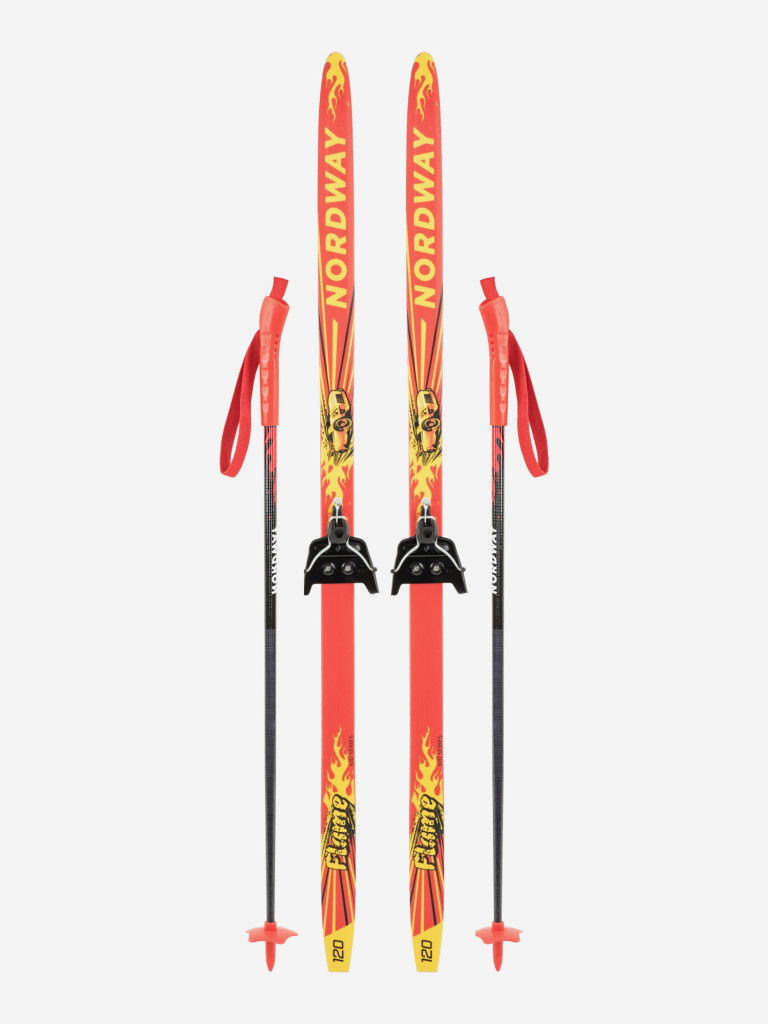 Nordway Flame 75 мм балалар шаңғы жиынтығы