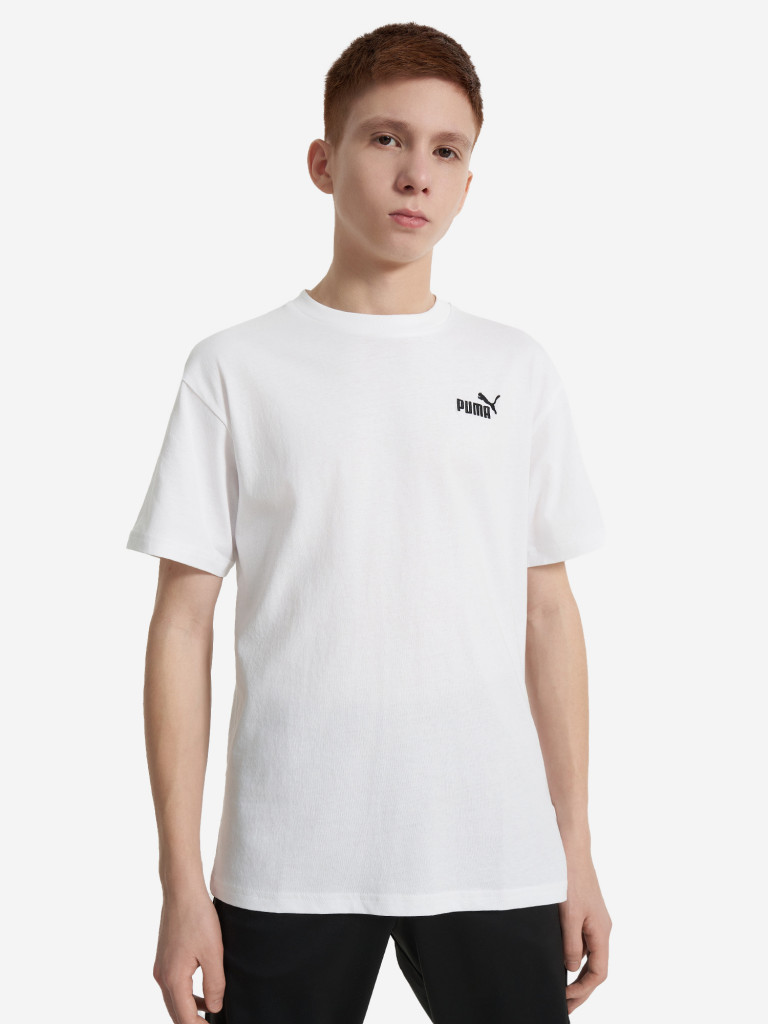 PUMA Small No. 1 Logo Relaxed ұлдарға арналған футболкасы — фото №2