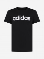 Футболка женская adidas Loungewear Essentials Slim Logo — фото №5