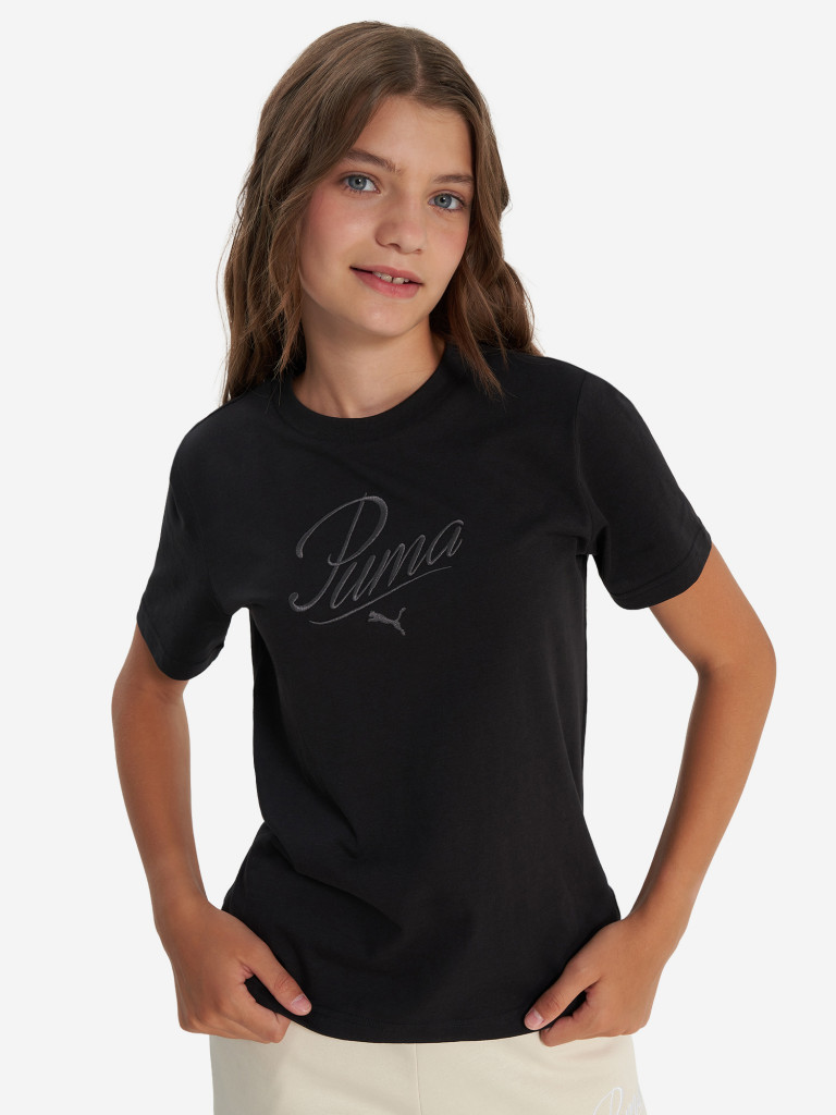 Футболка для девочек PUMA Ess Script