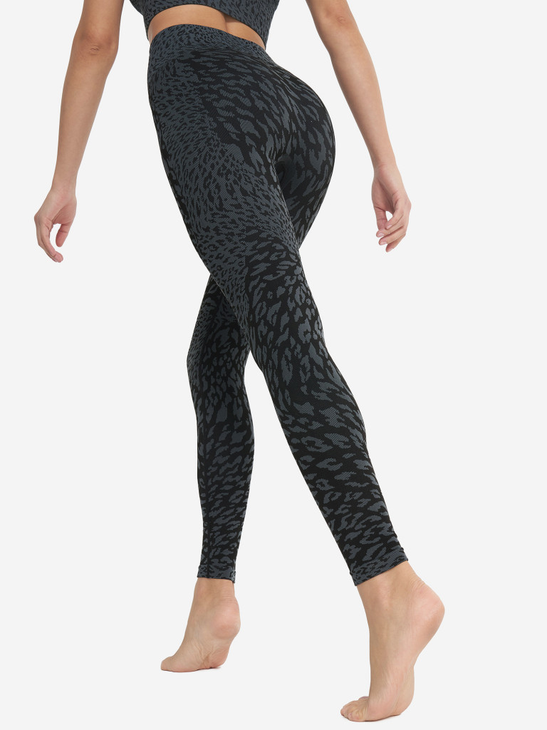 Легинсы женские Demix HighFlow Yoga Seamless Gfx — фото №5
