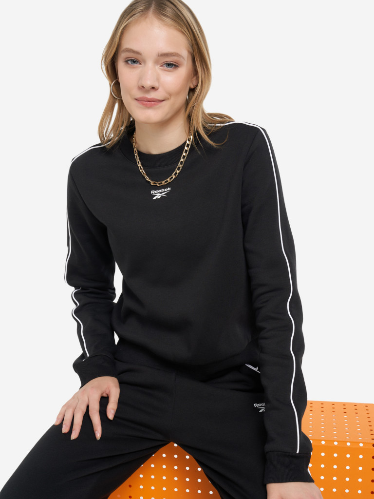 Костюм женский Reebok Rie черный цвет — купить за 37790 тг со скидкой ...