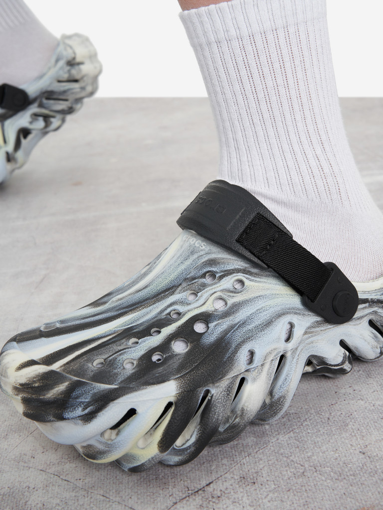 Сабо для мальчиков Crocs Echo Glow Marbled Clog — фото №9