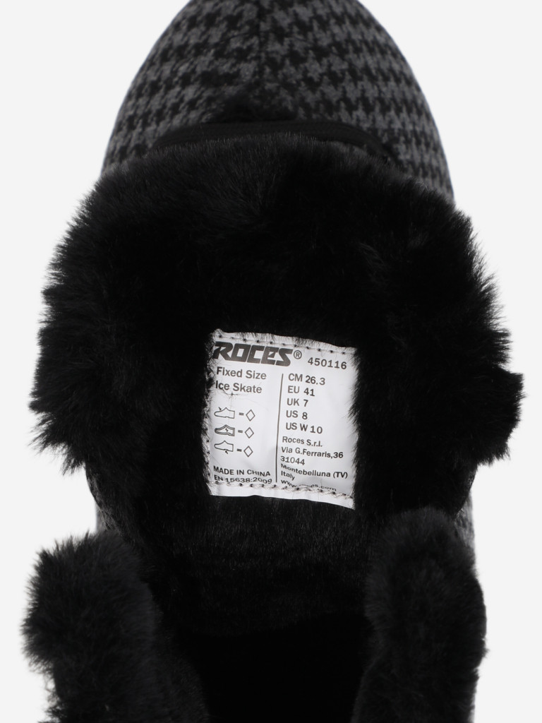 Коньки ледовые женские Roces Pied de poule — фото №8