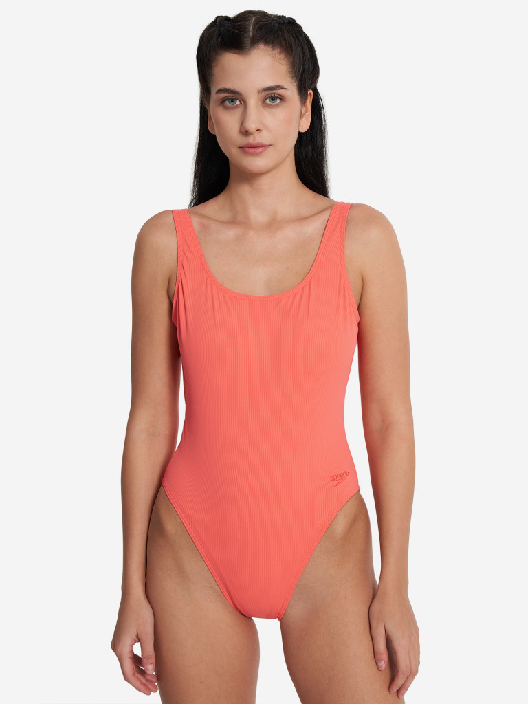 Купальник слитный женский Speedo Textd Belted Deep — фото №3
