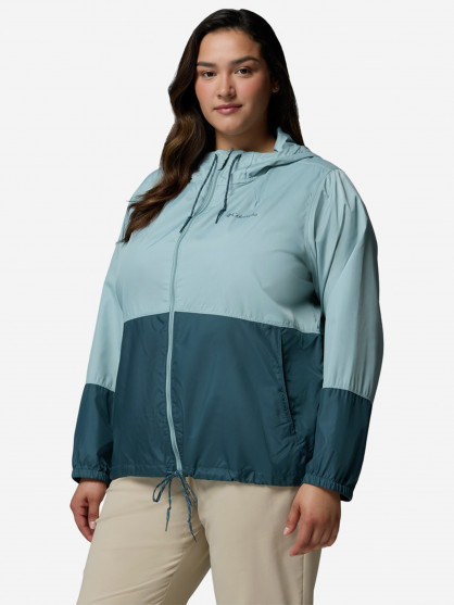 Columbia Flash Forward II Windbreaker әйелдер жұқа курткасы, Plus Size