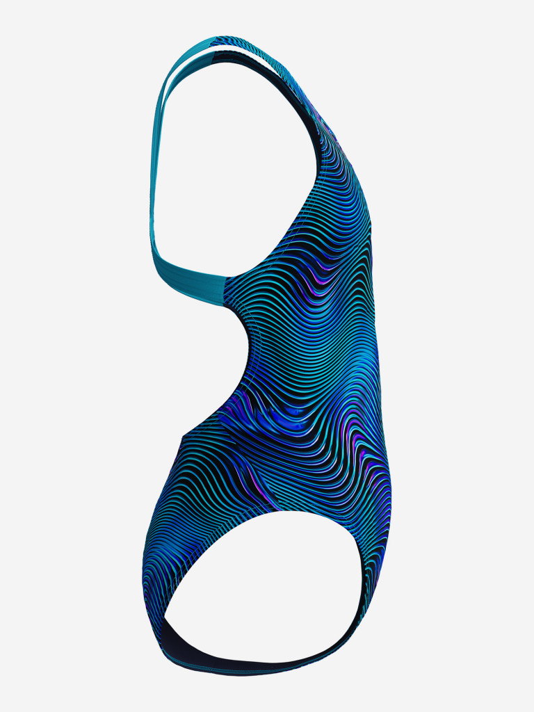 Купальник слитный для девочек Speedo Print Leaderback — фото №7