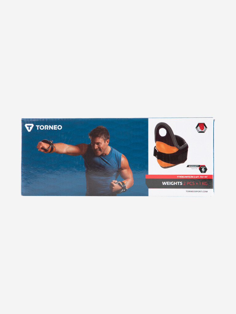 Утяжелители Torneo, 2 х 1 кг — фото №5