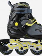 Роликовые коньки детские раздвижные Reaction Rainbow boy — фото №7