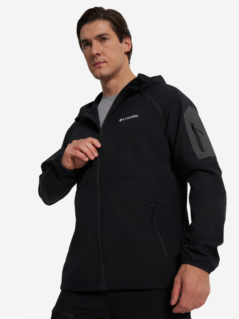 Куртка софтшелл мужская Columbia Tall Heights II Hooded Softshell — фото №2