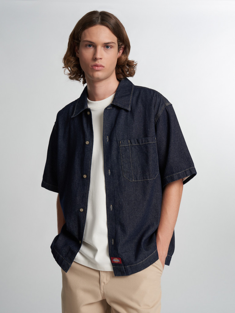 Рубашка с коротким рукавом мужская DICKIES Denim