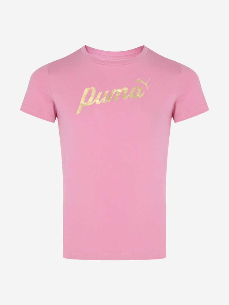 PUMA ESS+ Script Metallic қыздарға арналған футболкасы — фото №6