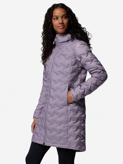 Ультралегкий пуховик женский Columbia Delta Ridge II Long Down Jacket