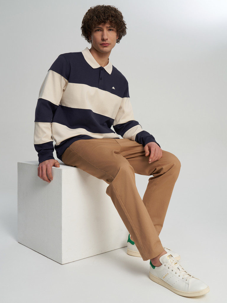 Robe di Kappa ұзын жеңді ерлер полосы — фото №4