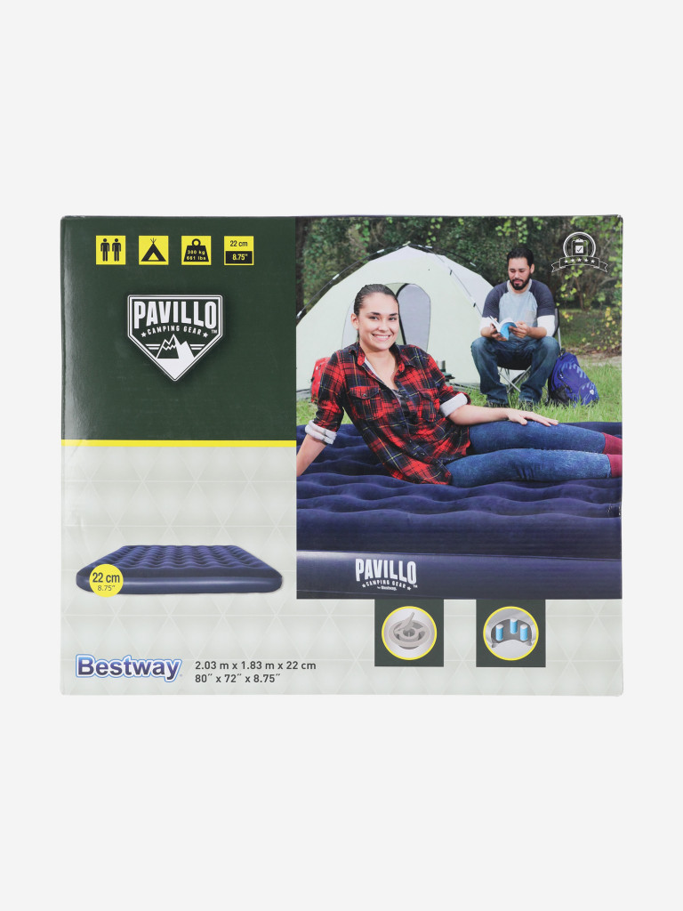 Матрас надувной Bestway 203х183 см — фото №5
