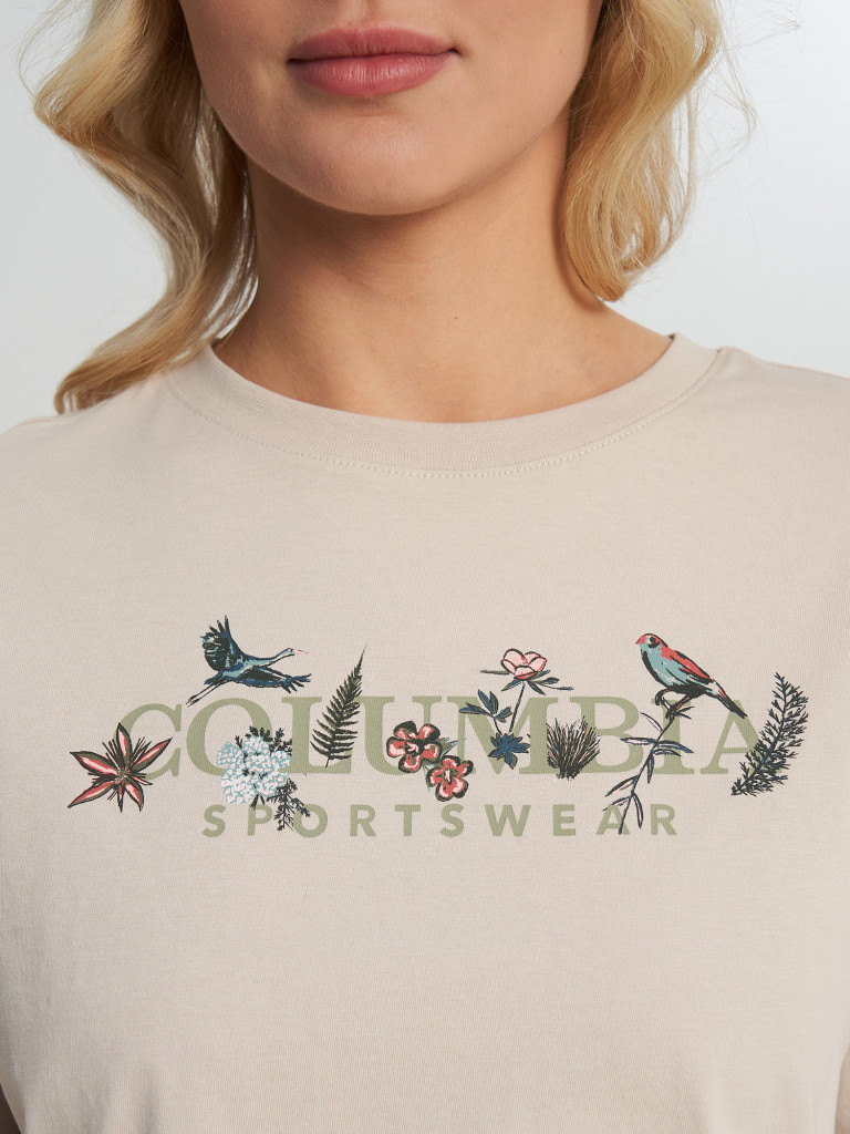 Футболка женская Columbia Rolling Bend Graphic Relaxed Crop SS — фото №6