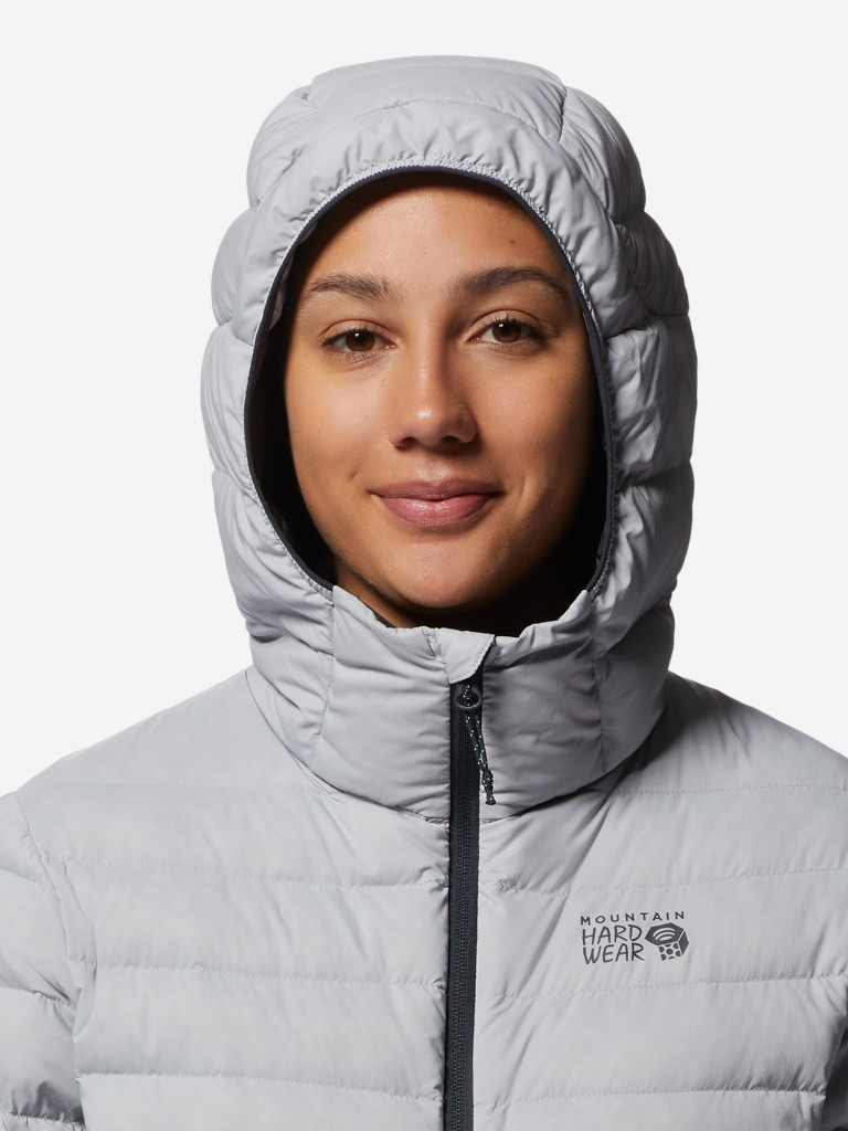 Пуховик женский Mountain Hardwear Deloro Down Full Zip Hoody — фото №4