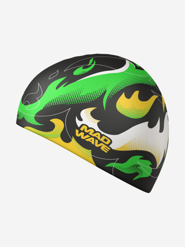 Шапочка для плавания Mad Wave Fire — фото №2