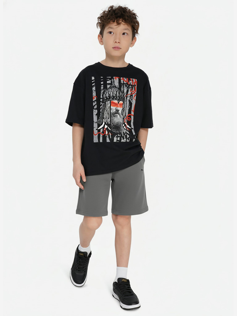 Demix оверсайз ұлдарға арналған футболкасы — фото №6