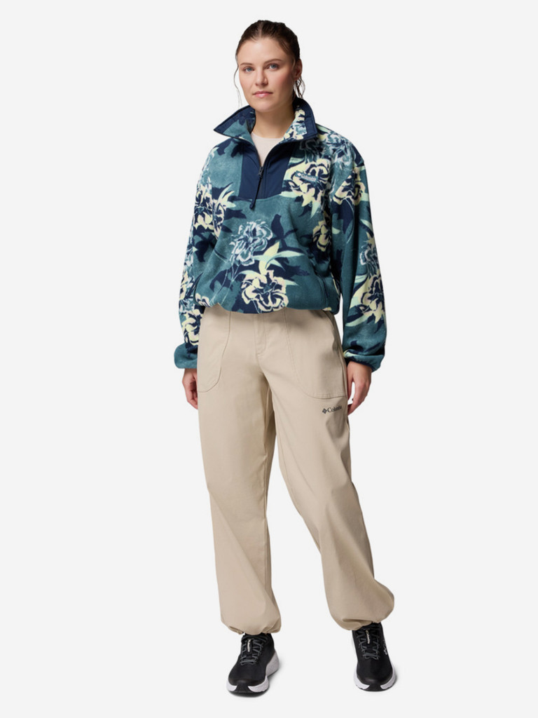 Джемпер флисовый женский Columbia Sequoia Grove Printed Half Zip — фото №5