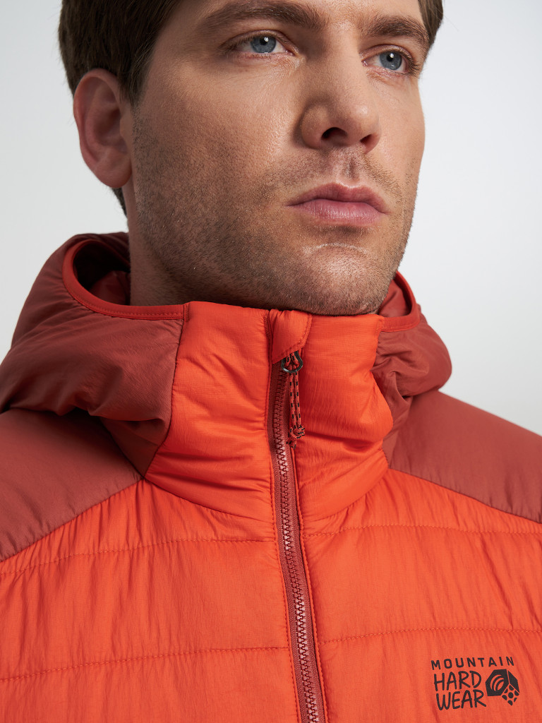 Куртка утепленная рипстоп мужская Mountain Hardwear Free Element Hooded Jacket — фото №8