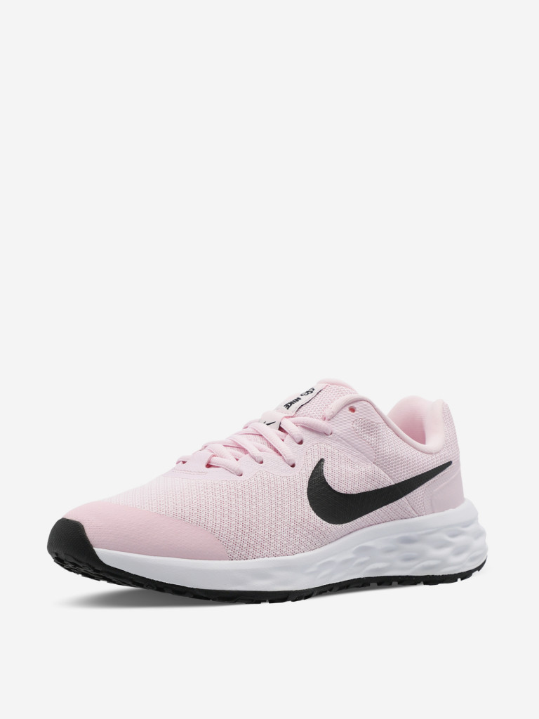 Кроссовки для девочек Nike Revolution 6 NN GS розовый/черный цвет ...